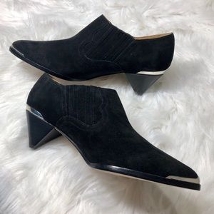 🖤NEW!! Joie Baler Black Suede Bootie Western Boot